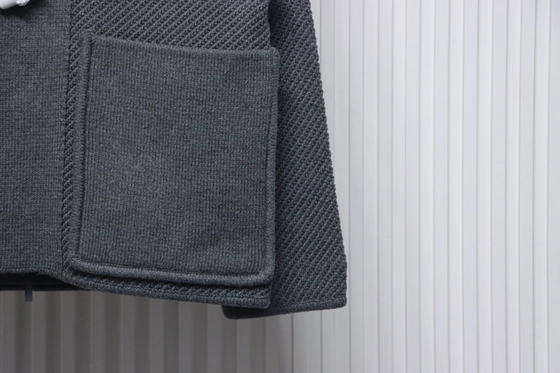 TB 4-Bar Horn Button Hooded Jacket