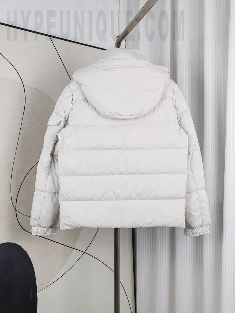 Mk Maya 70 Matte Coat White Back View