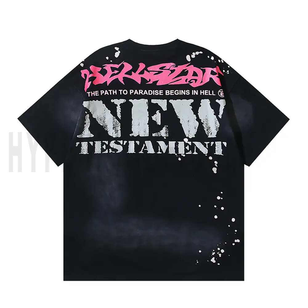 The back of the black clothes