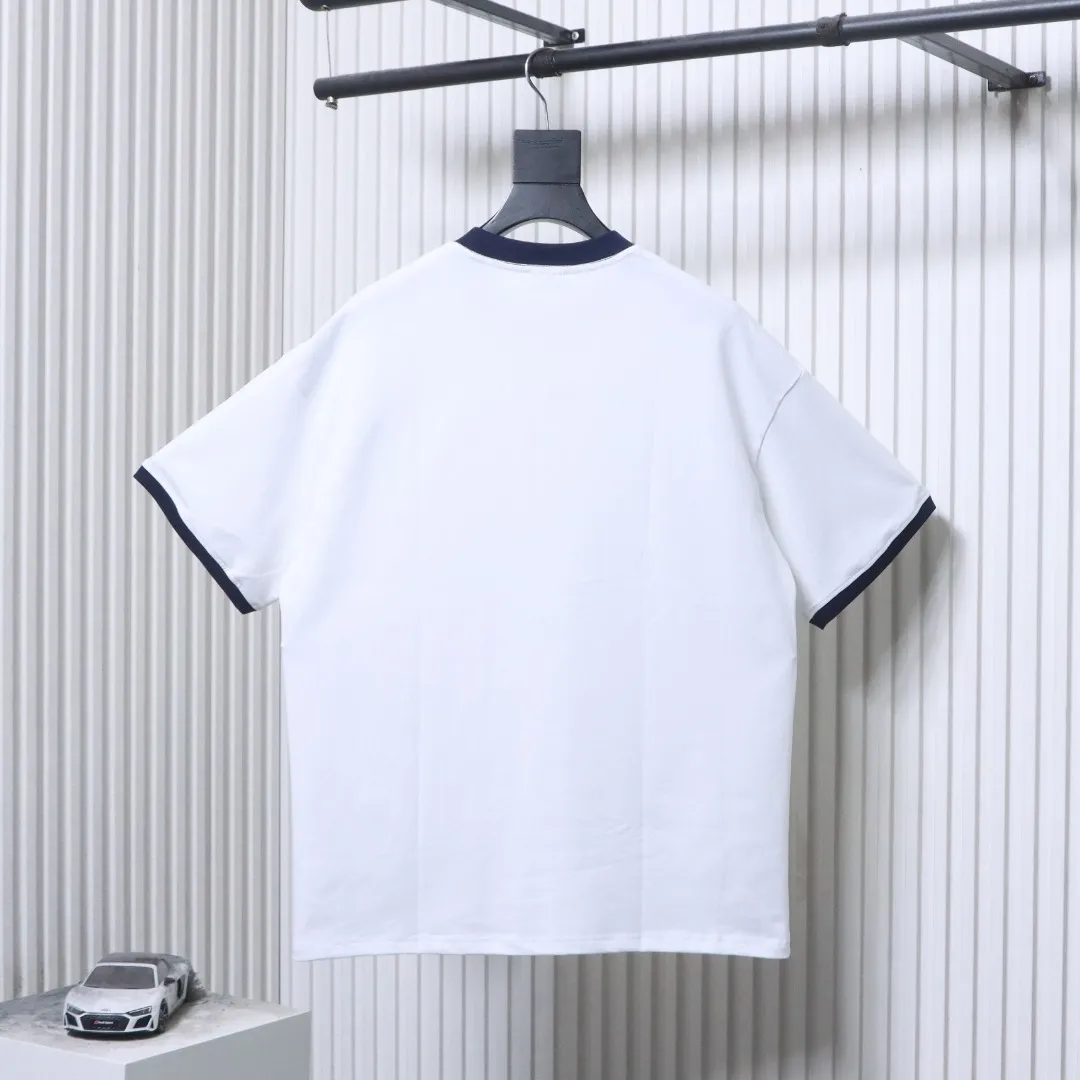 Color-Blocked Logo Print T-Shirt