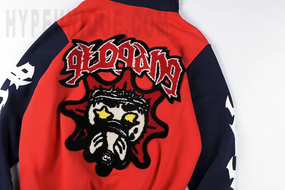 Almighty II Gang Full Zip Hoodie (Red/Navy)