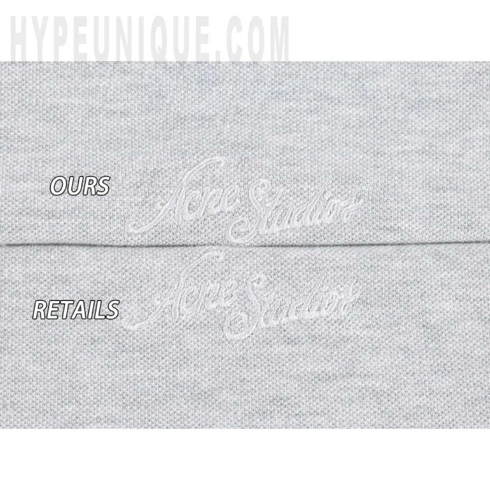 Embroidered graphic on the front of the garment
