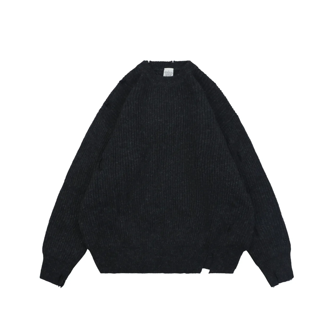 Saturday Ofus Distressed Shetland Wool Sweater