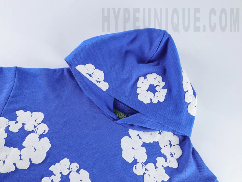 the blue hoodie