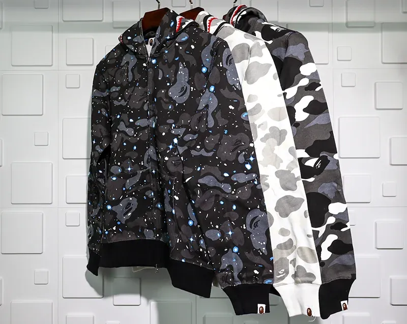 A BATHING APE BAPE SHARK 1ST CAMO HOODIE REPLICA