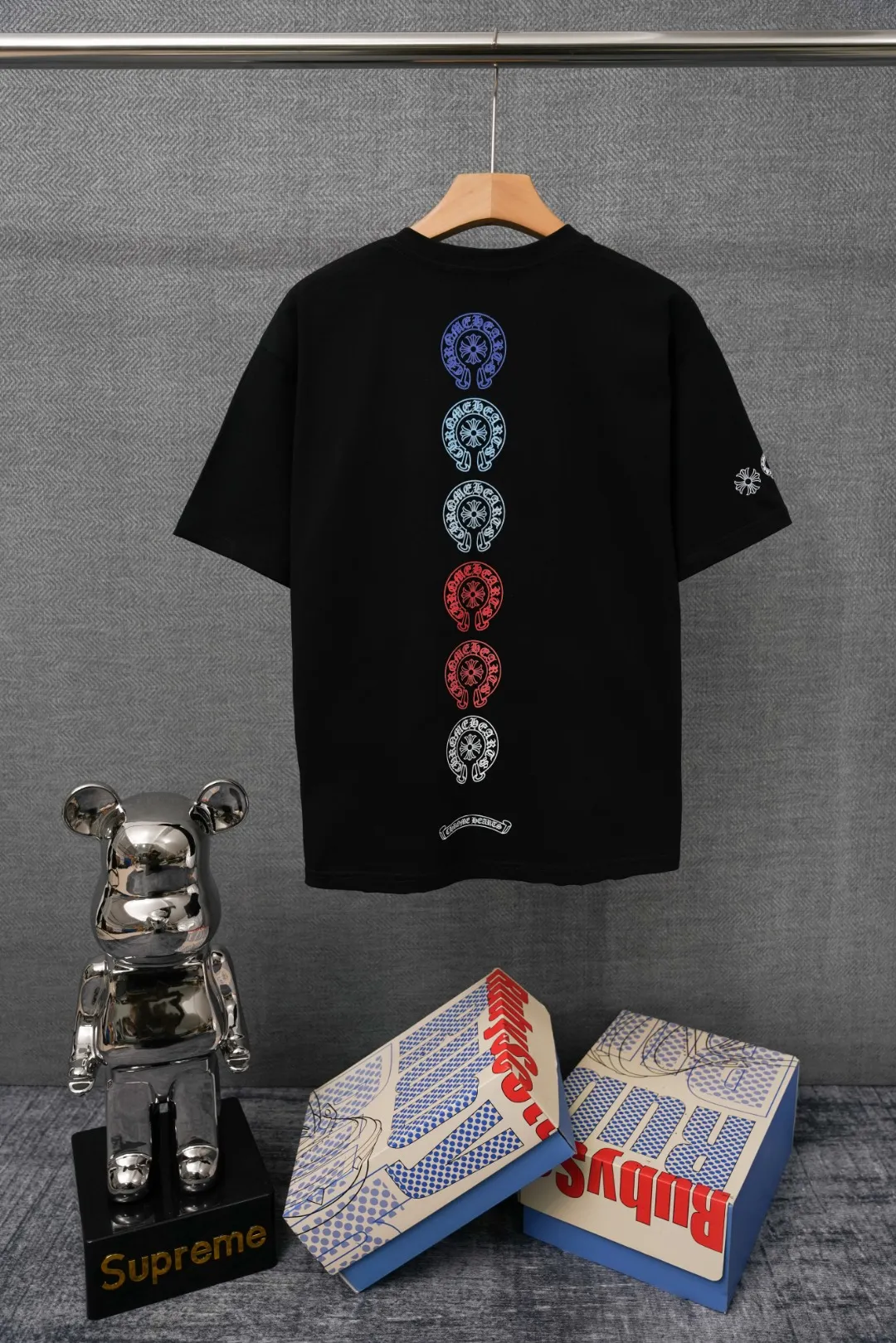 CH Multi Horseshoe Vertical Logo Pocket T-Shirt