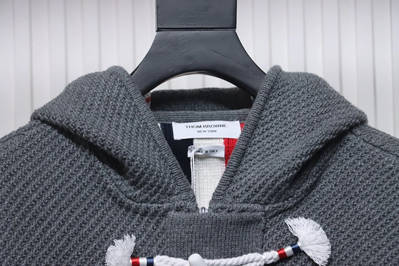 TB 4-Bar Horn Button Hooded Jacket