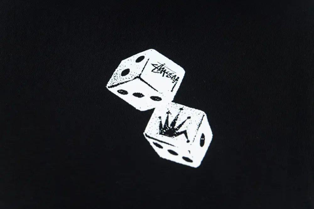 Printed graphic on the front of the garment