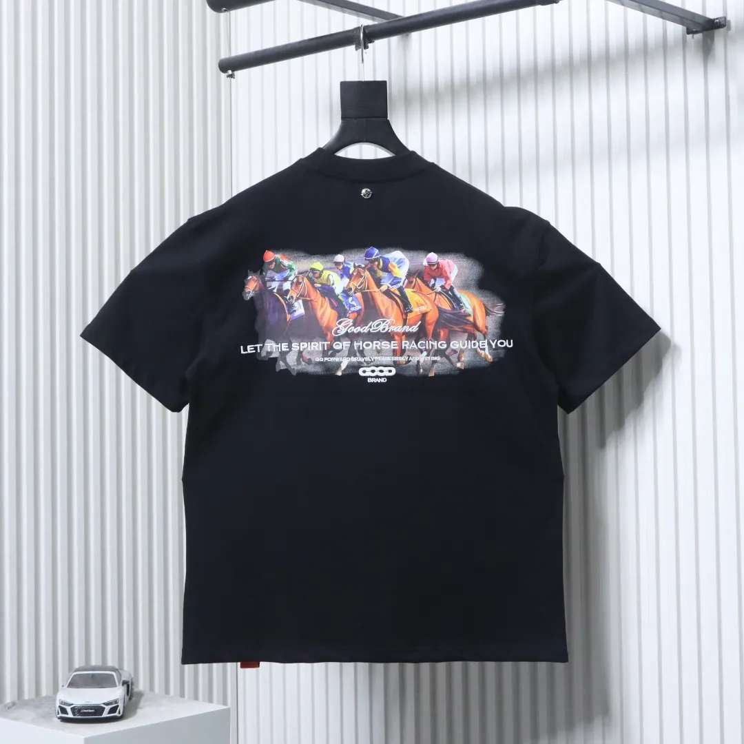 Goodbrand Horse Racing Graphic T-Shirt