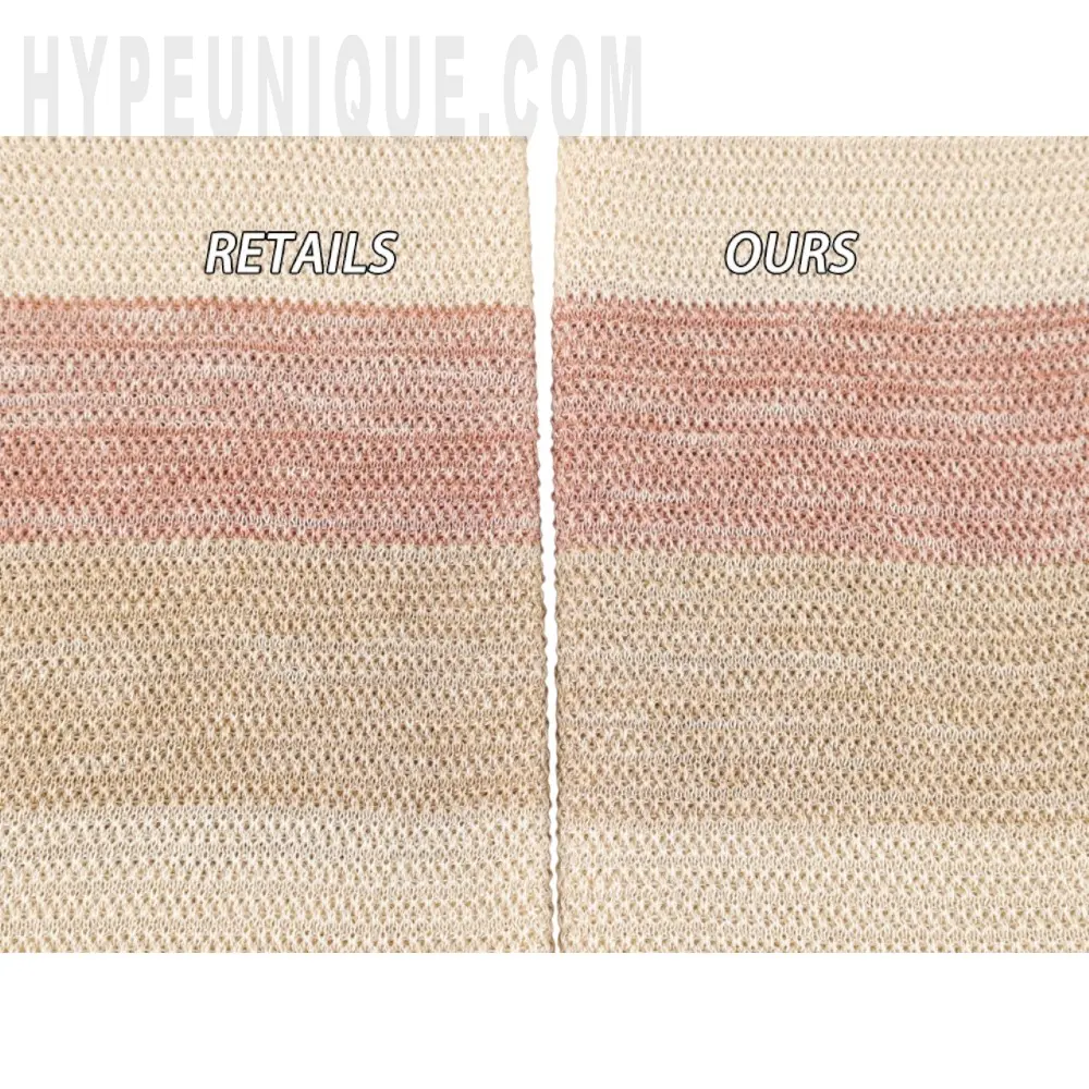 Fabric Texture Comparison Chart
