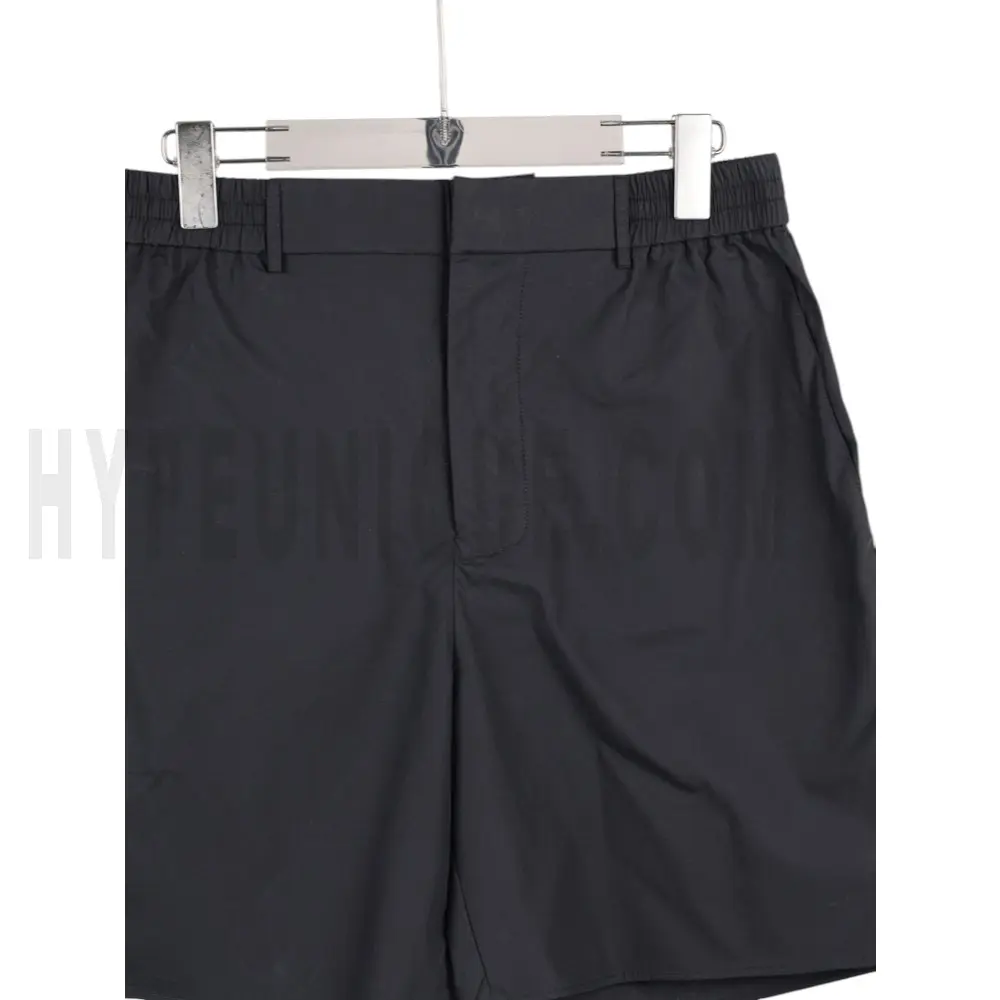 The front of the black pants