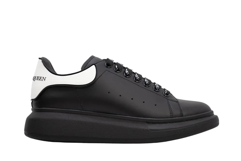 ALEXANDER MCQUEEN SHOW LEATHER PLATFORM TRAINERS – BLACK