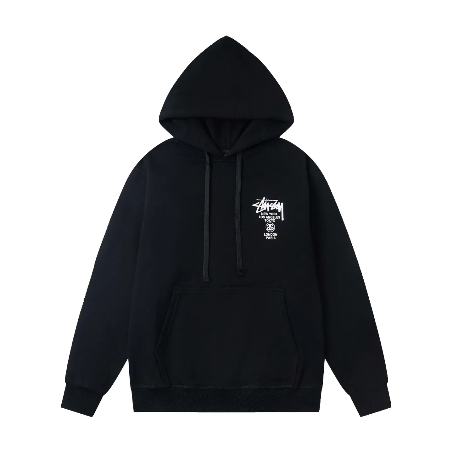 Stussy World Tour Letter Print Hoodie
