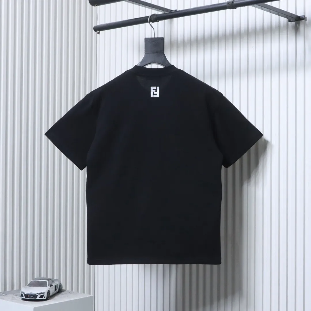 Back FF Square Embroidered T-Shirt