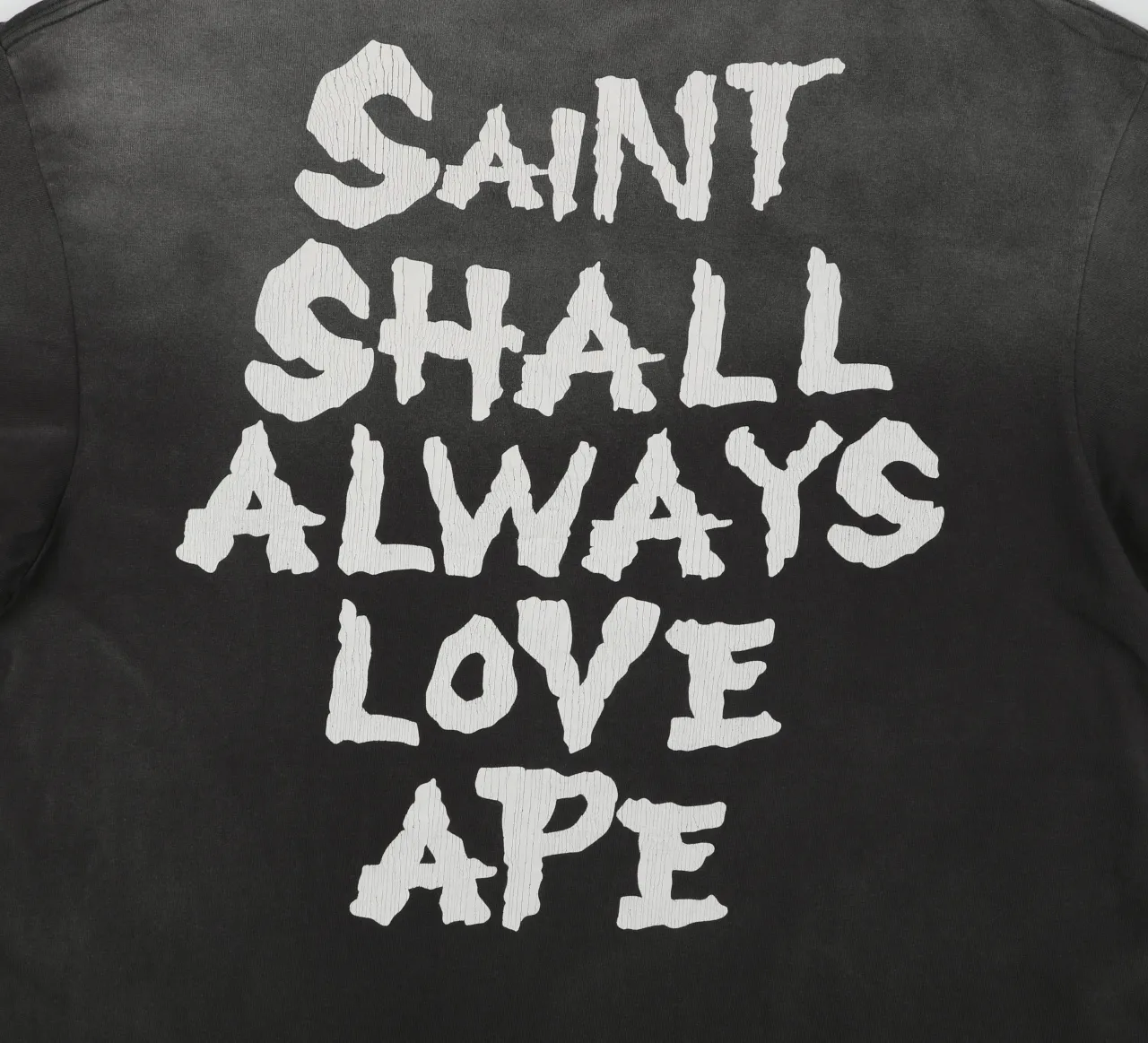 Logo Text Saint Shall Always Love Ape