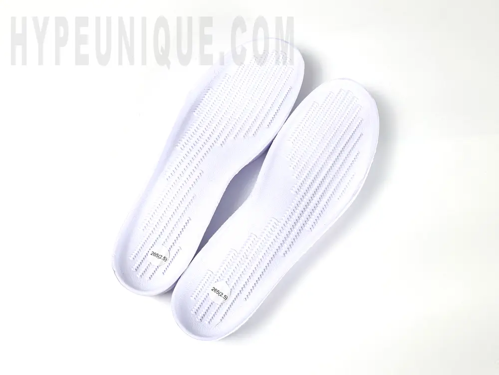 the white insole