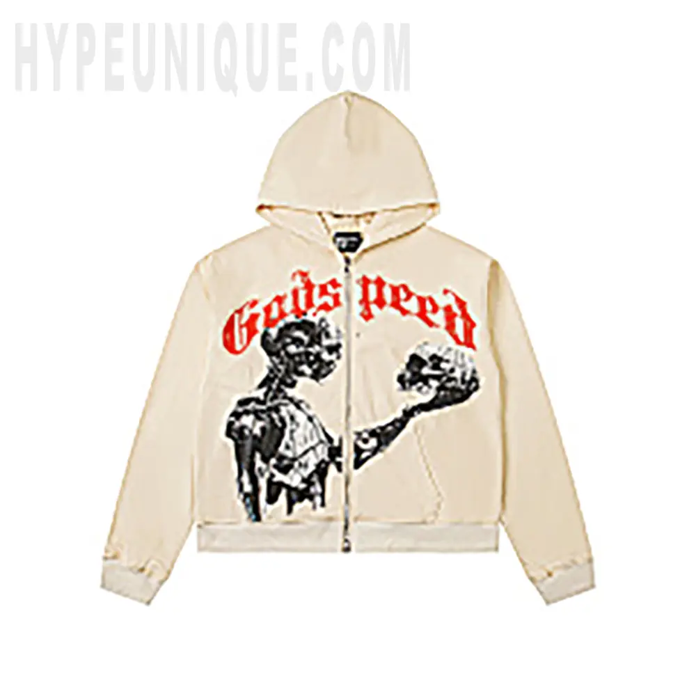 Godspeed Skeleton Embrace Zip-Up Hoodie