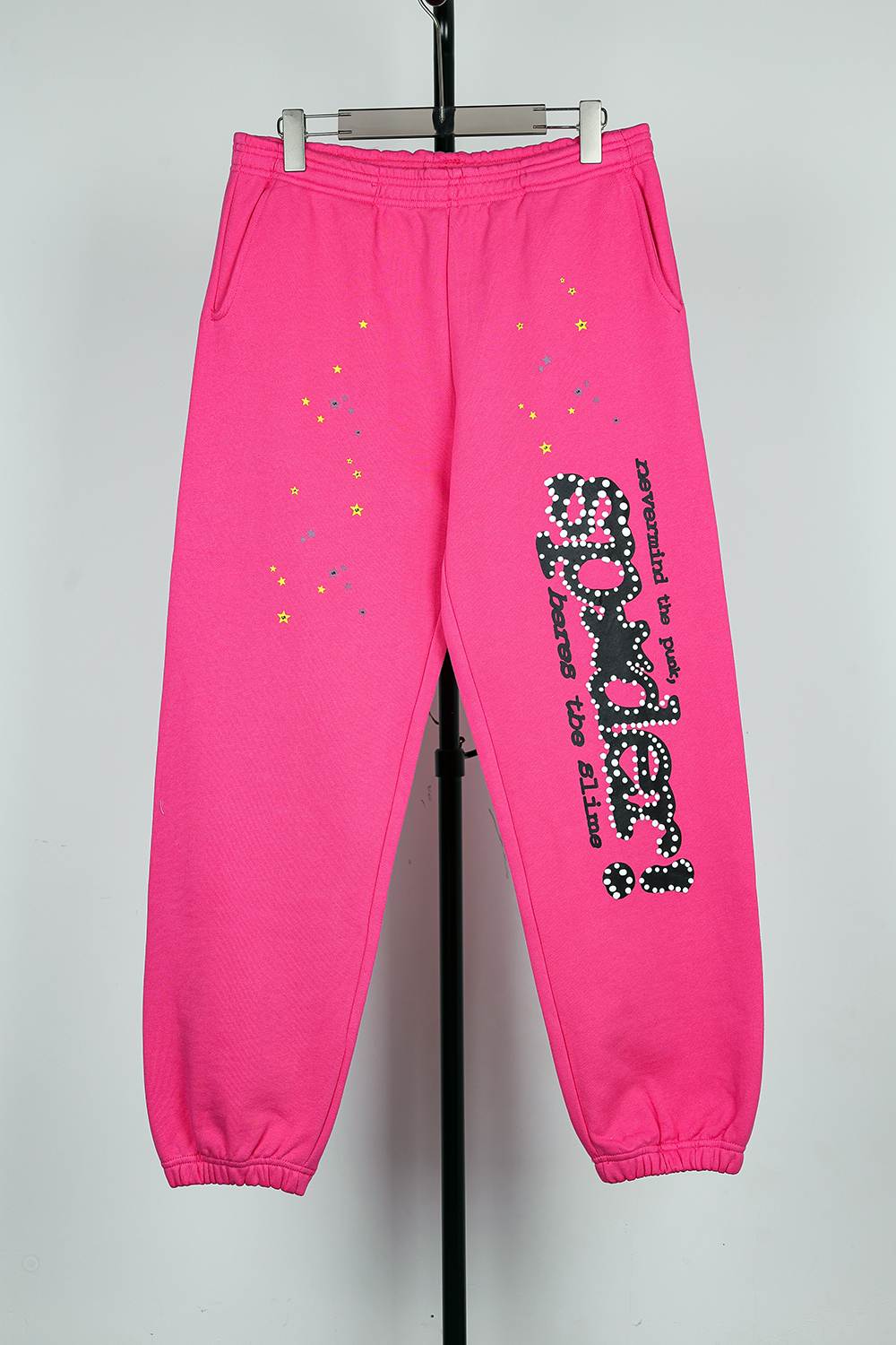 Sp5der Pant  PInk and Black REps