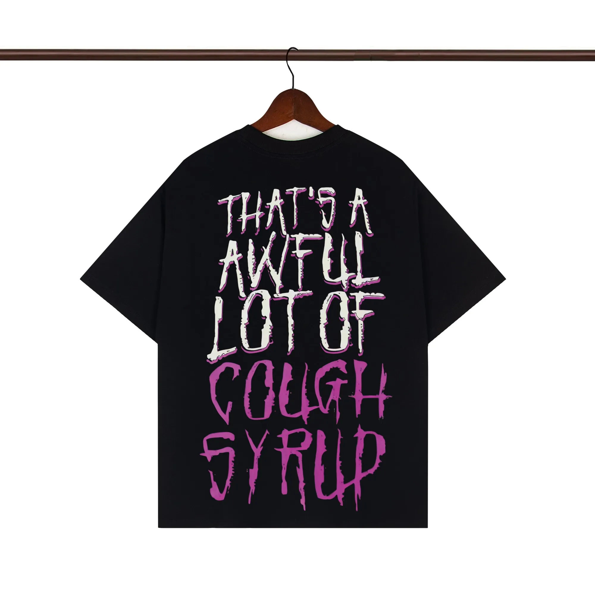 Back of That’s A Awful Lot Of Cough Syrup Jason Voorhees Graphic T-Shirt
