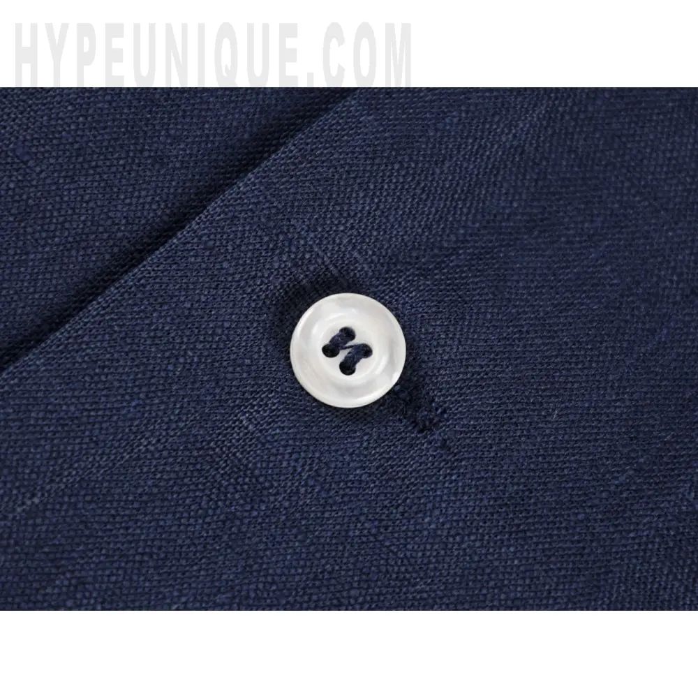 Close-up of clothing button details
