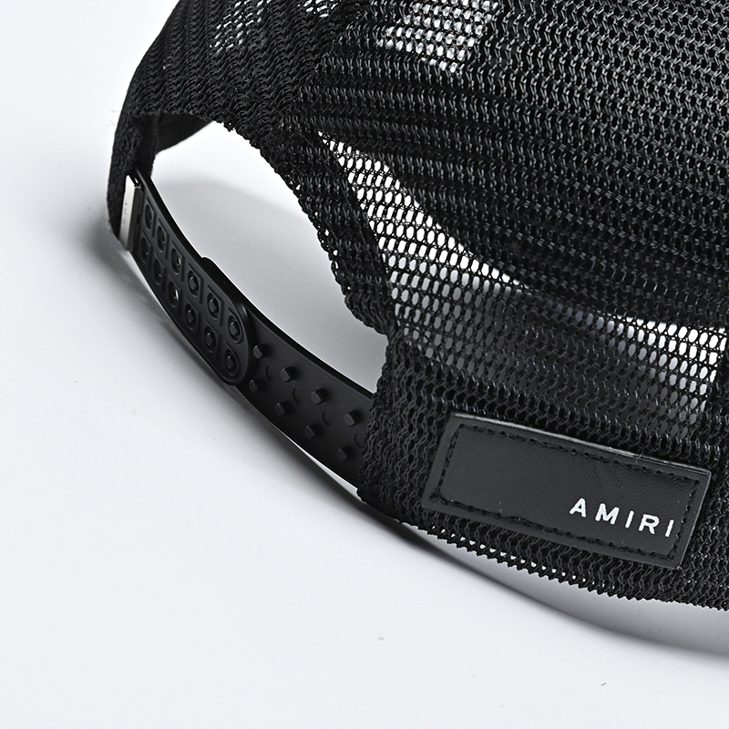 AMIRI Embroidered Paint Drip Core Logo Cap Black