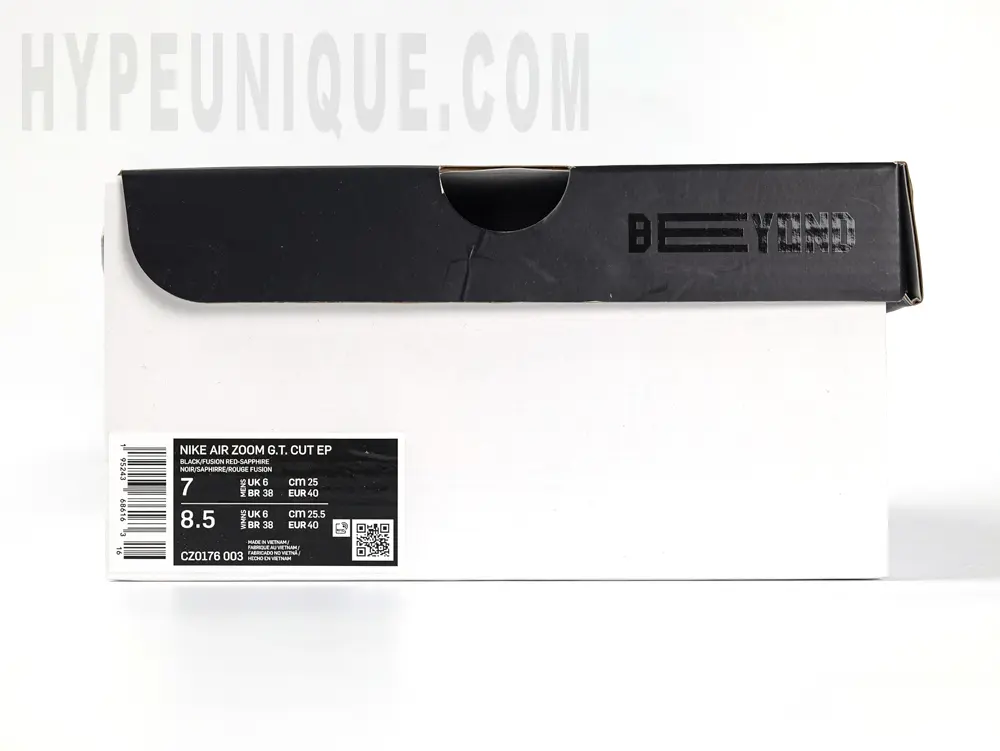 the white and black box