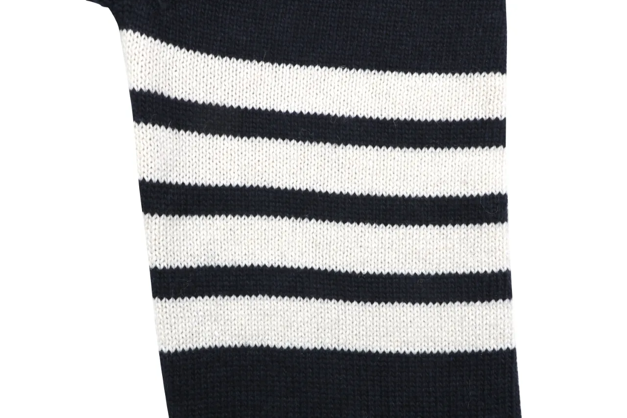 Four-Bar Back Pony Hooded Jacket four-bar stripe sleeve detail