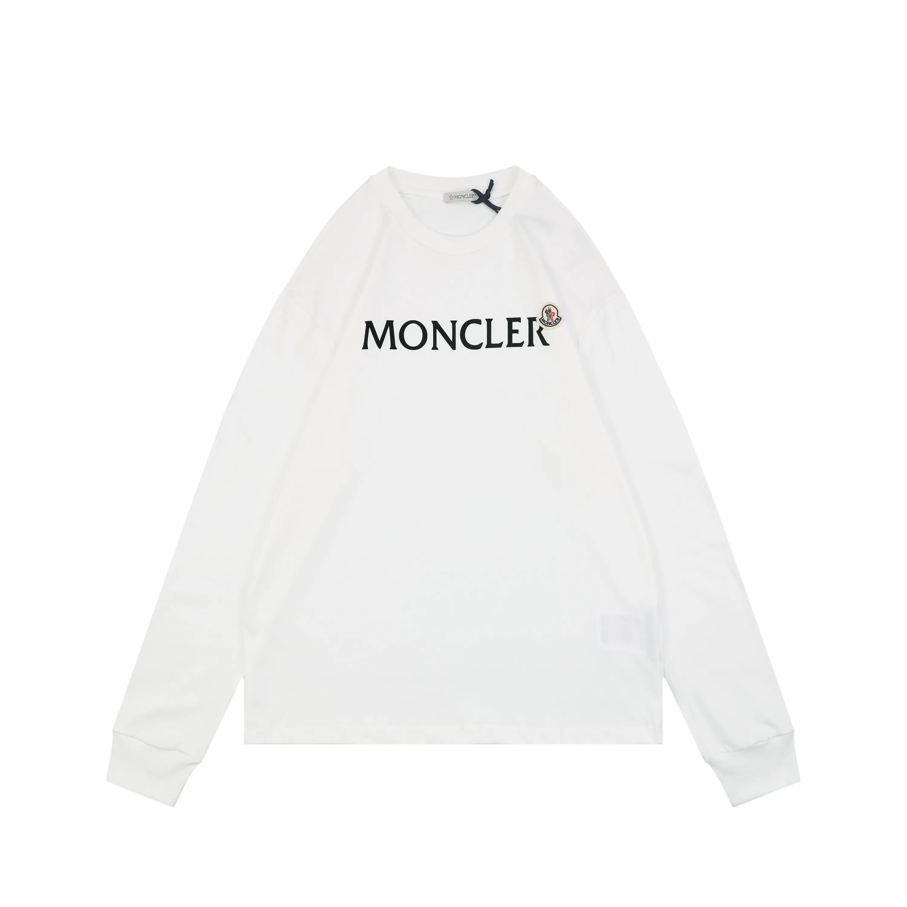 Mcler Wool Felt Logo Long Sleeve Shirt