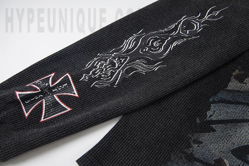 The sleeves of the clothes