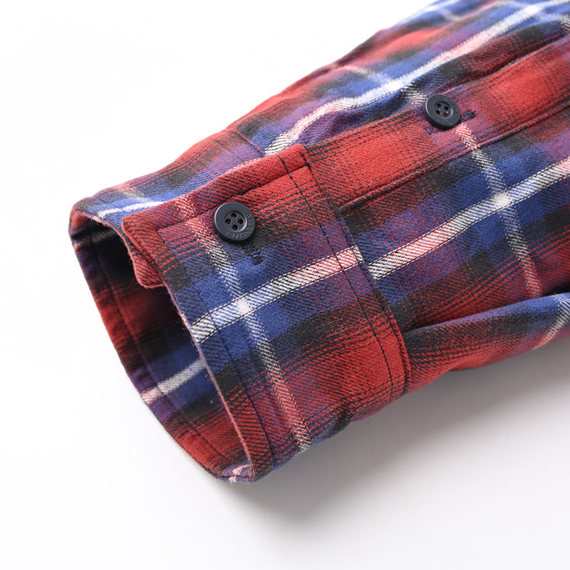 Plaid Double-Layer Double-Sided Shirt Jacket