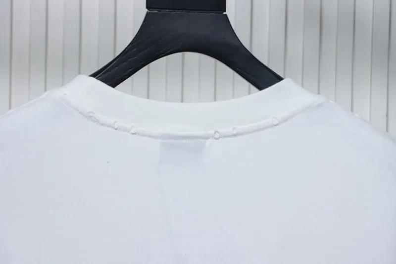 Embroidered Heart Hole Logo T-Shirt