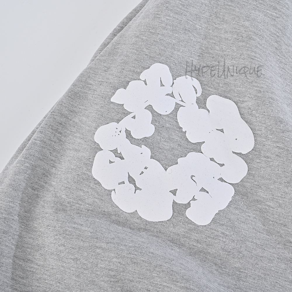 Denim Tears Cotton Wreath Sweatpants "Light Gray"