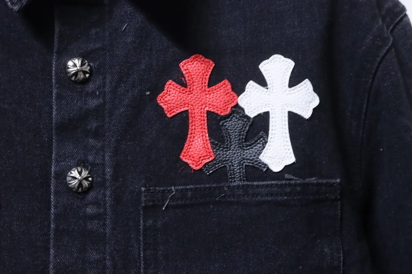 Cross Patch with Visible Pocket