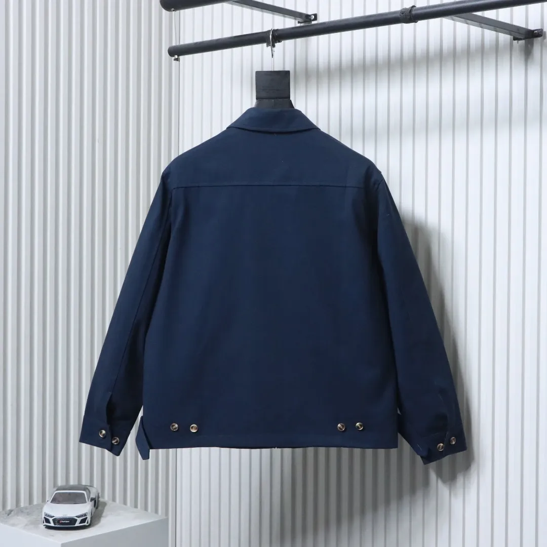 Back View RL Vintage Cotton Zip-Up Jacket
