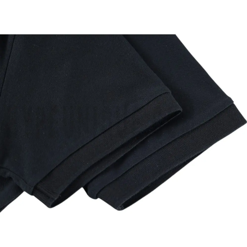 The sleeves of the black clothes