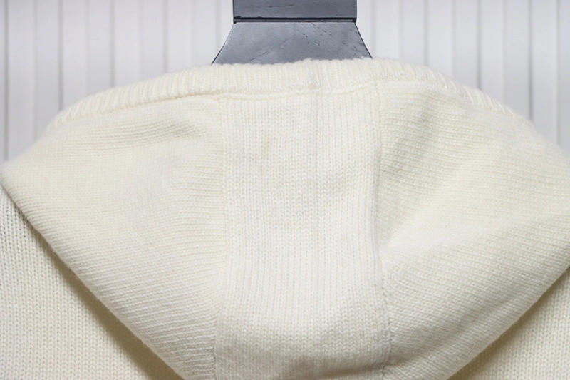 TB 4-Bar Rose Wool Hooded Jacket
