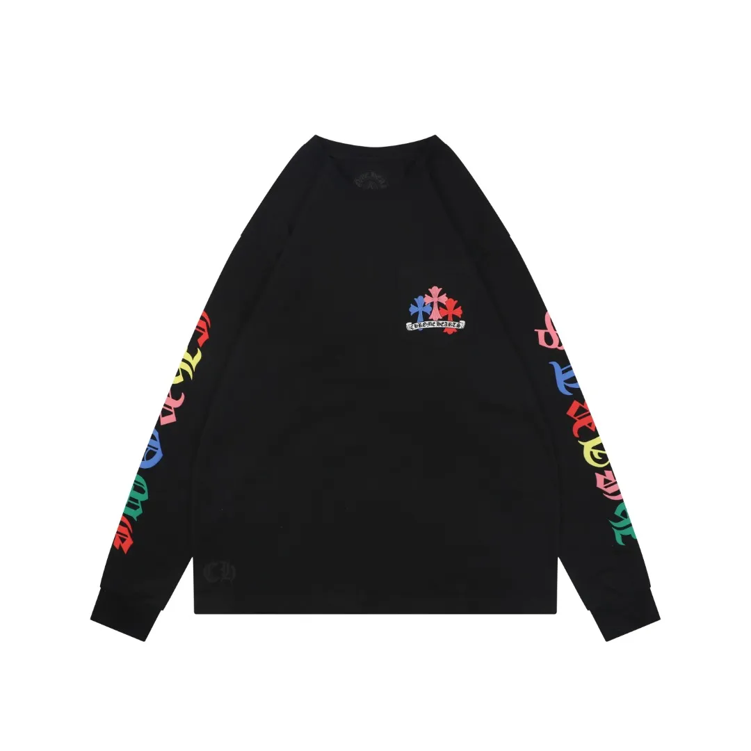 CH Miami Multi-Color Cross Print Long Sleeve Shirt