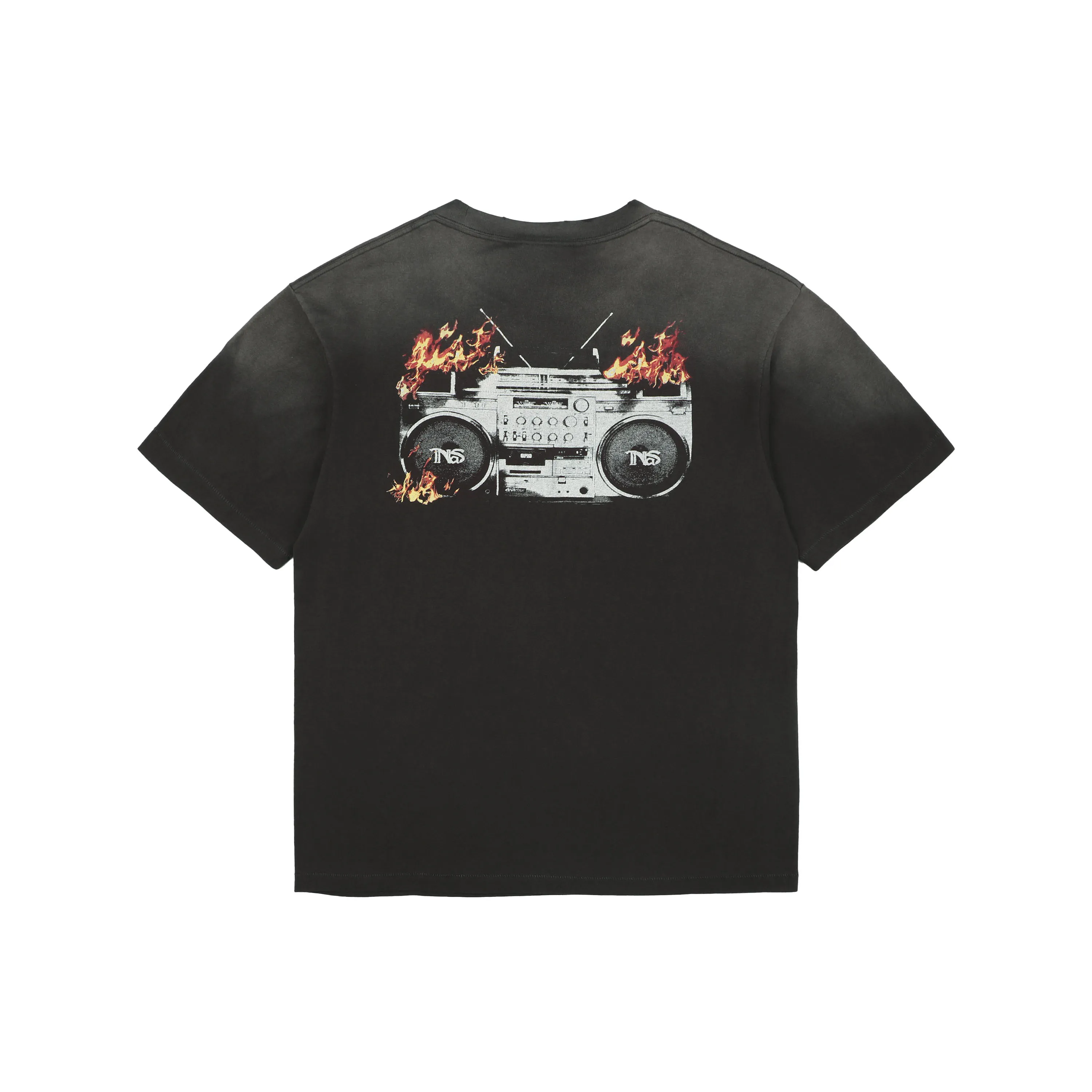 Back of Saint Michael x Nas Flame Cassette Graphic T-Shirt