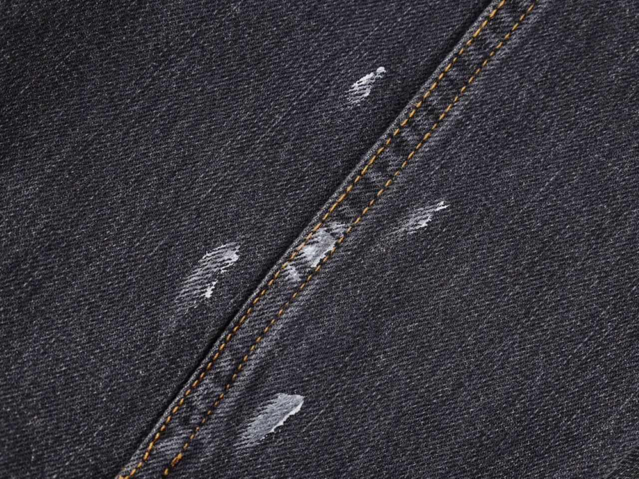 Acne Studio Ink-dot Washed Denim Jacket