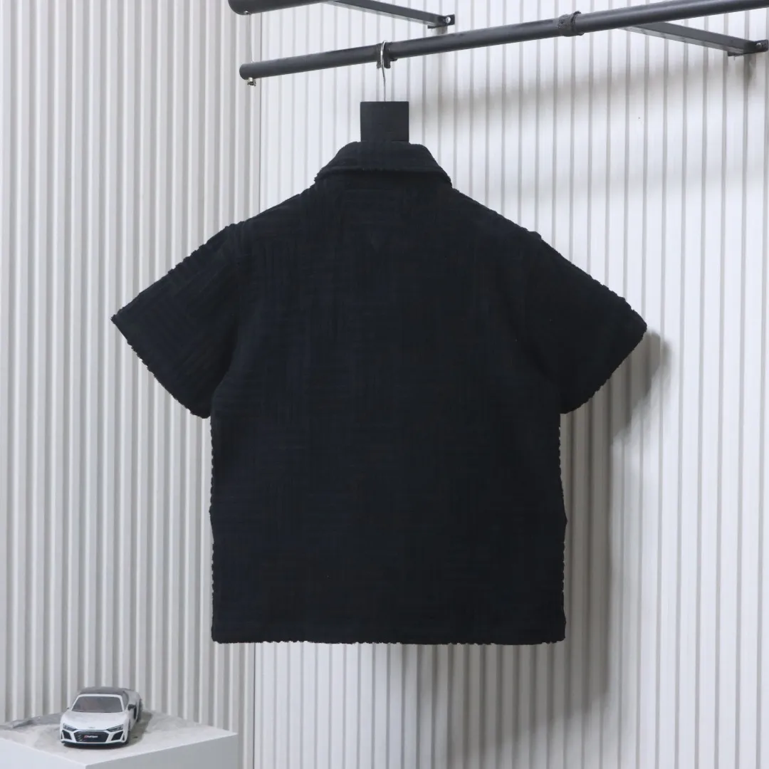 Back of BV Towel-Woven T-Shirt