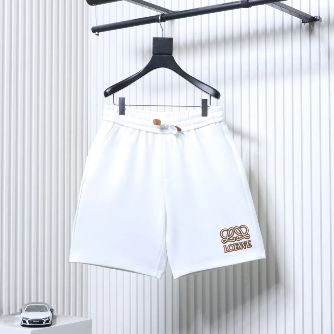 Logo Print Drawstring Sweat Shorts