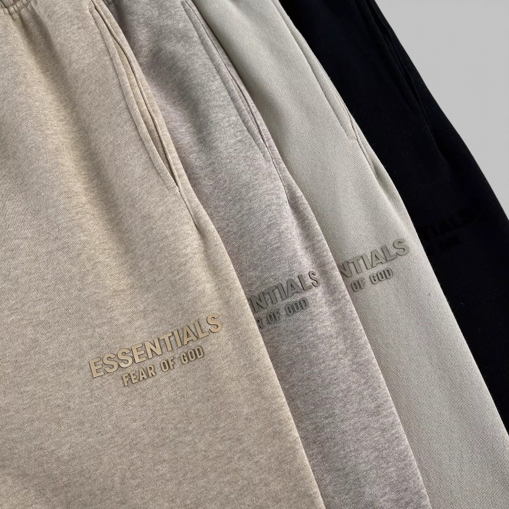 Logo on the left rear of the pant leg