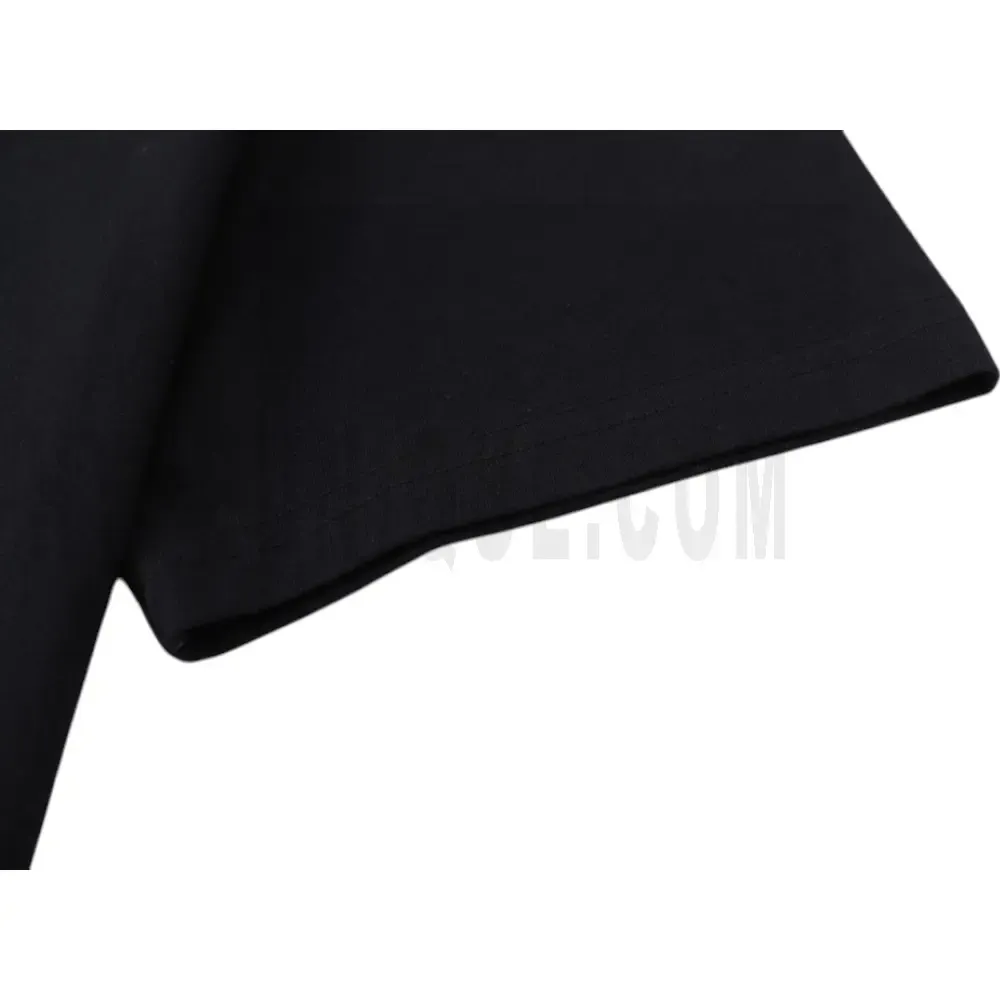 The sleeves of the black clothes