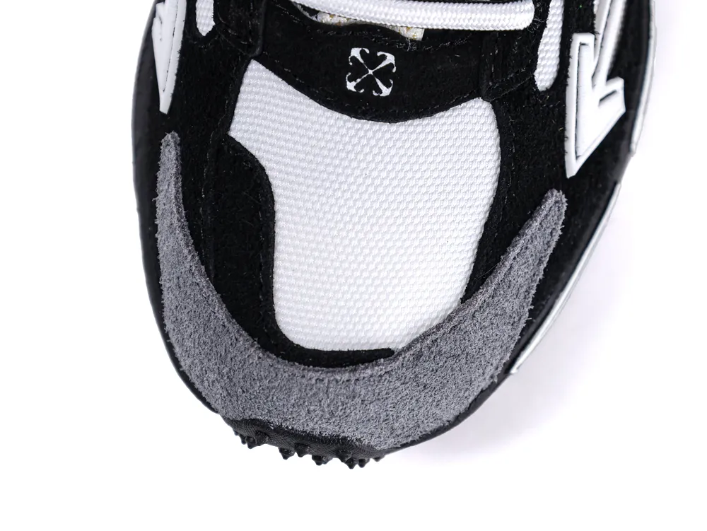 Off-White Be Right Back Sneakers White Black Top View