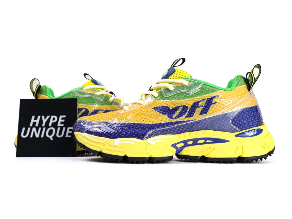 OFF-WHITE Be Right Back Formula 1 Yellow Blue