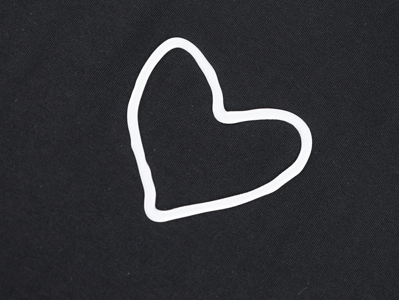 Heart Logo Printed T-Shirt