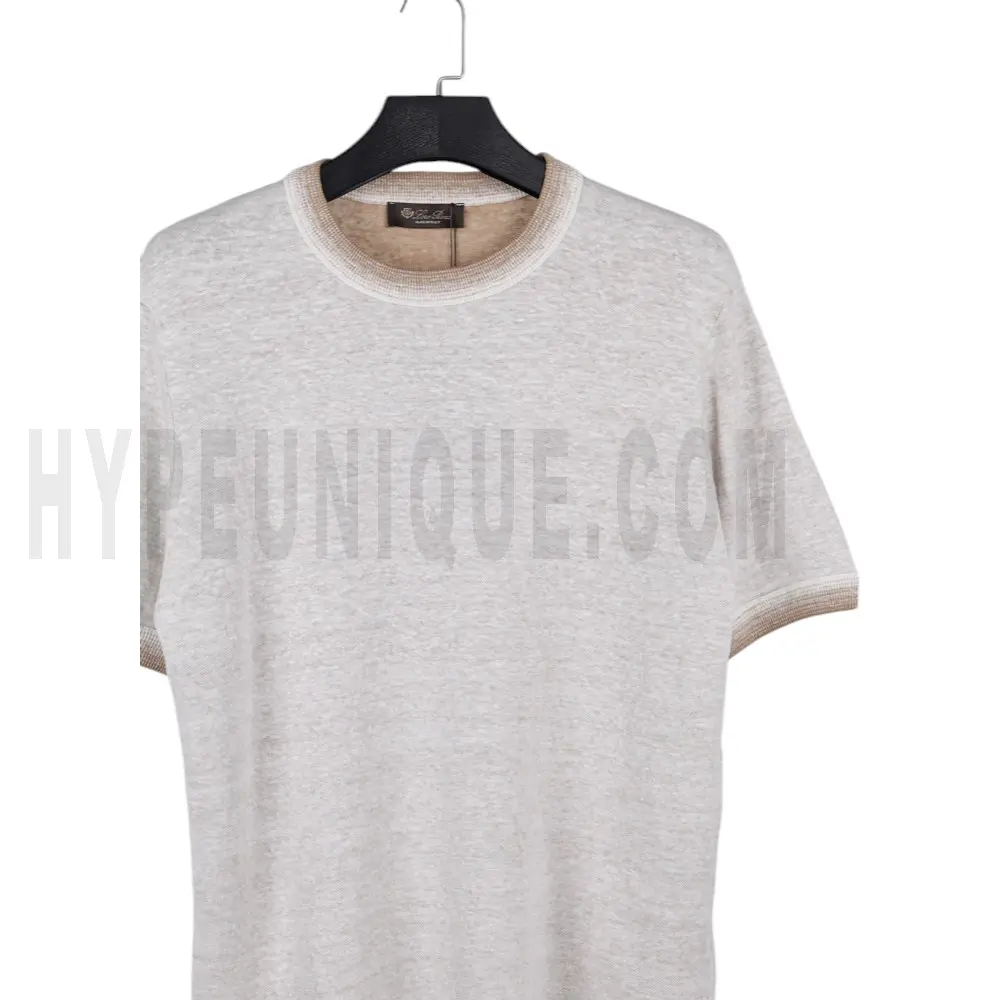 The front of the beige clothes