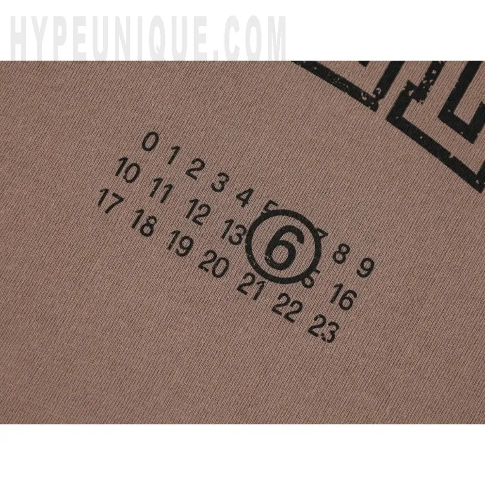 Printed graphic on the front of the garment