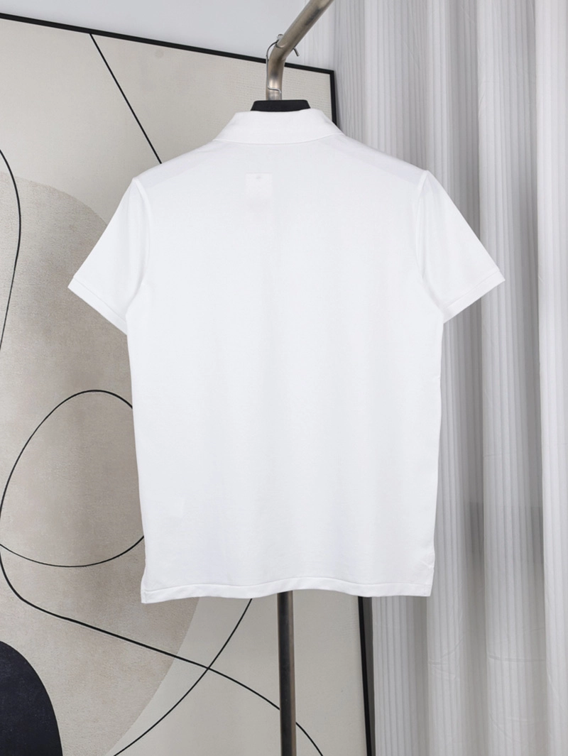 White Logo Polo