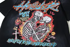 Printed graphic on the front of the clothes